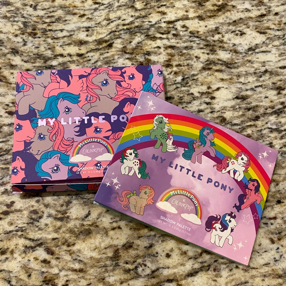 My Little PinyXColourpop eyeshadow palette